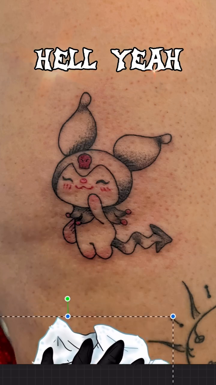 Tattoo by @zvvo.ink โ anime