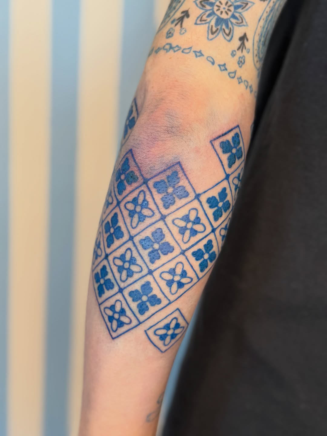 Tattoo by @chachki.papi — geometric, ornamental