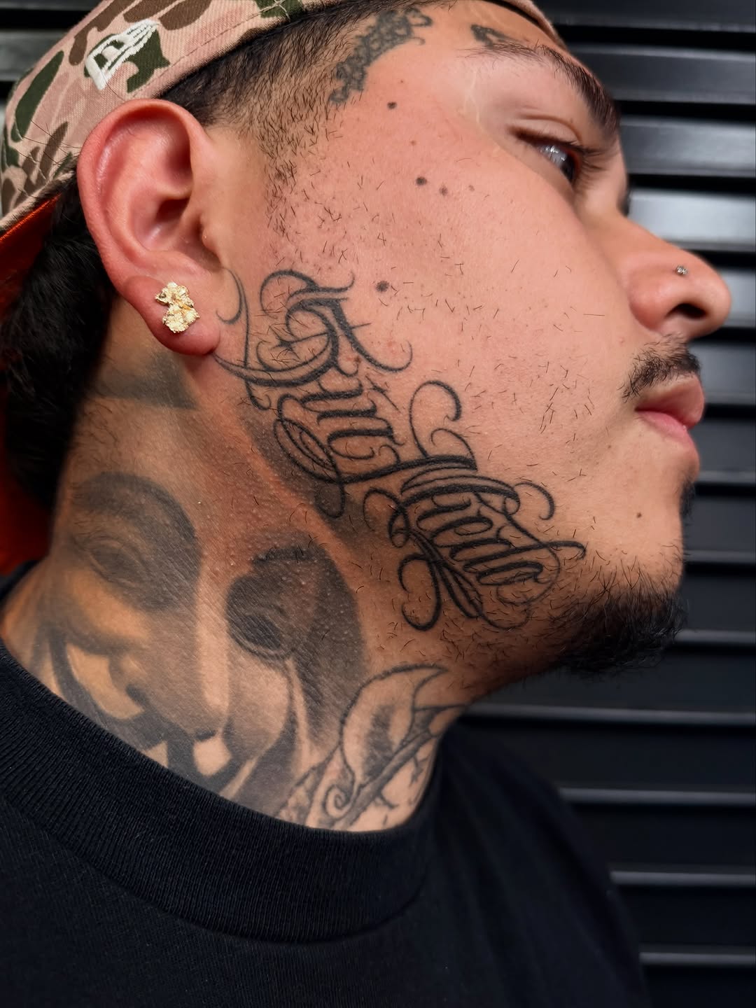 Tattoo by @stillballin6_ — lettering_script, chicano