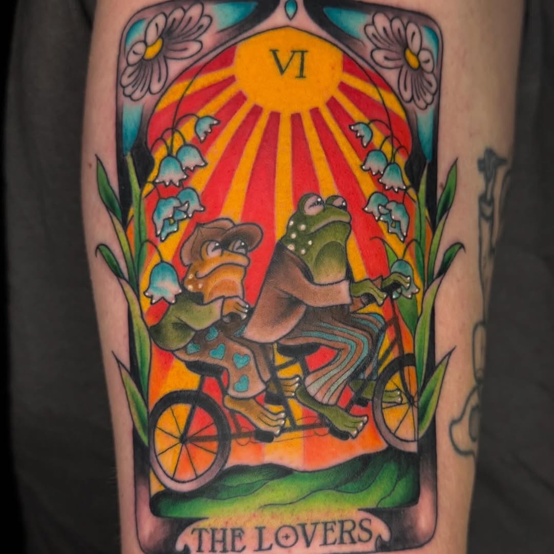 Tattoo by @bellalouisetattoo โ neo_traditional, lettering_script