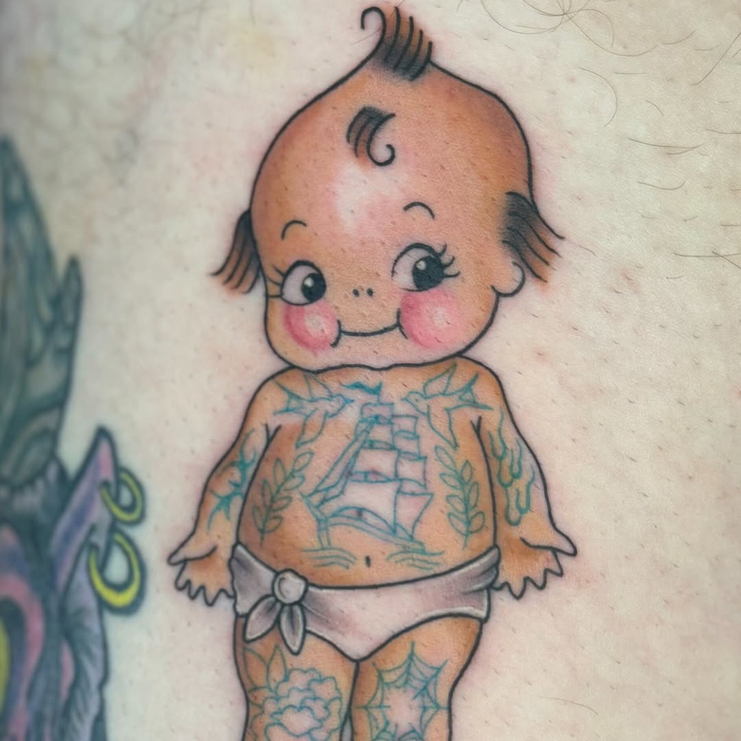 Tattoo by @bellalouisetattoo โ new_school, american_traditional