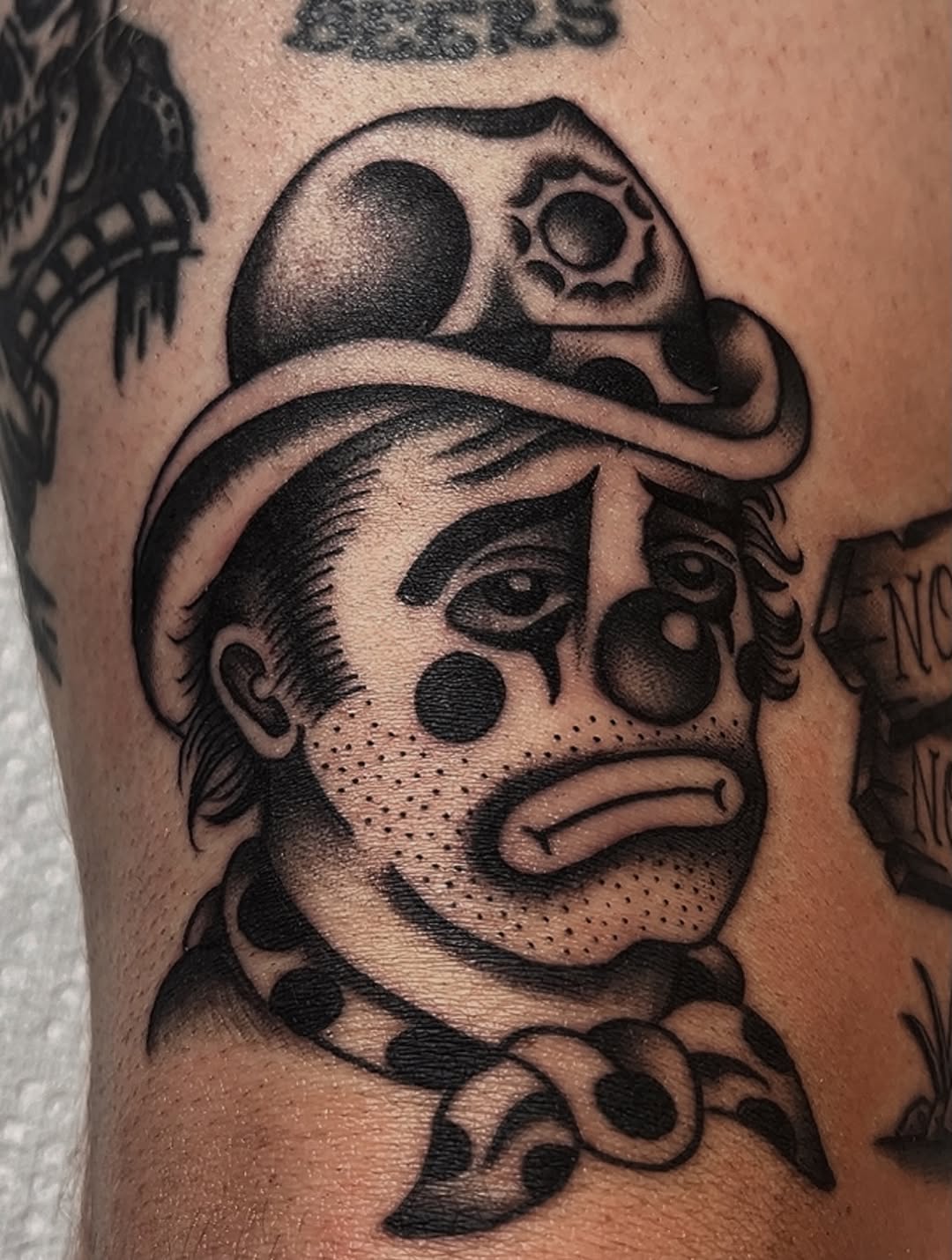 Tattoo by @jckbtattoos — american_traditional, black_and_grey