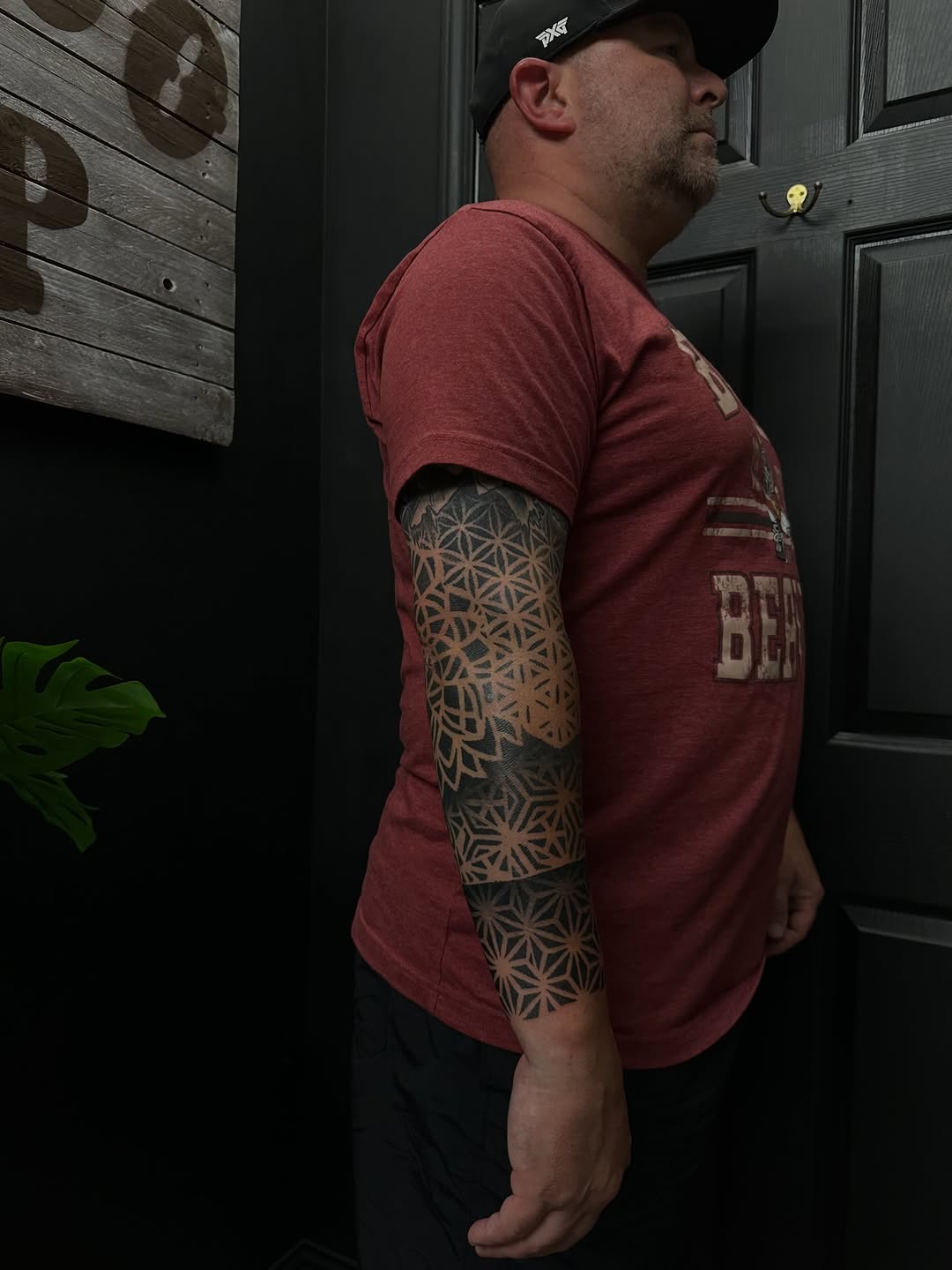 Tattoo by @_tfrow — geometric, blackwork