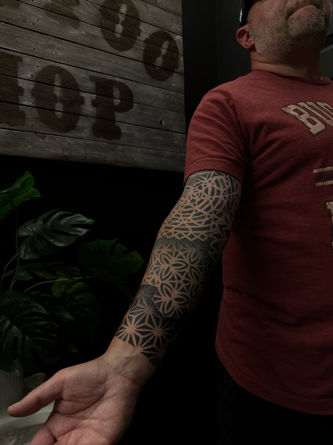 Tattoo by @_tfrow — geometric, ornamental