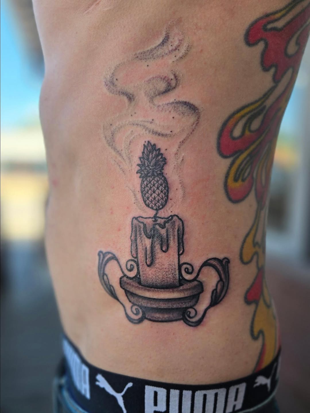 Tattoo by @thunder_scorpiontattoos โ black_and_grey, dotwork
