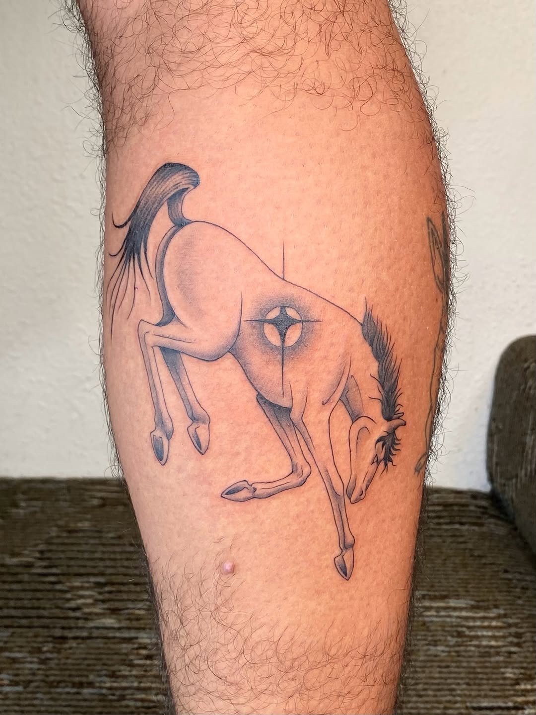 Tattoo by @sashinkatattoo — black_and_grey, realism