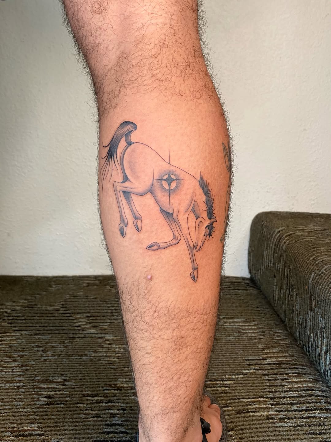 Tattoo by @sashinkatattoo — black_and_grey, realism