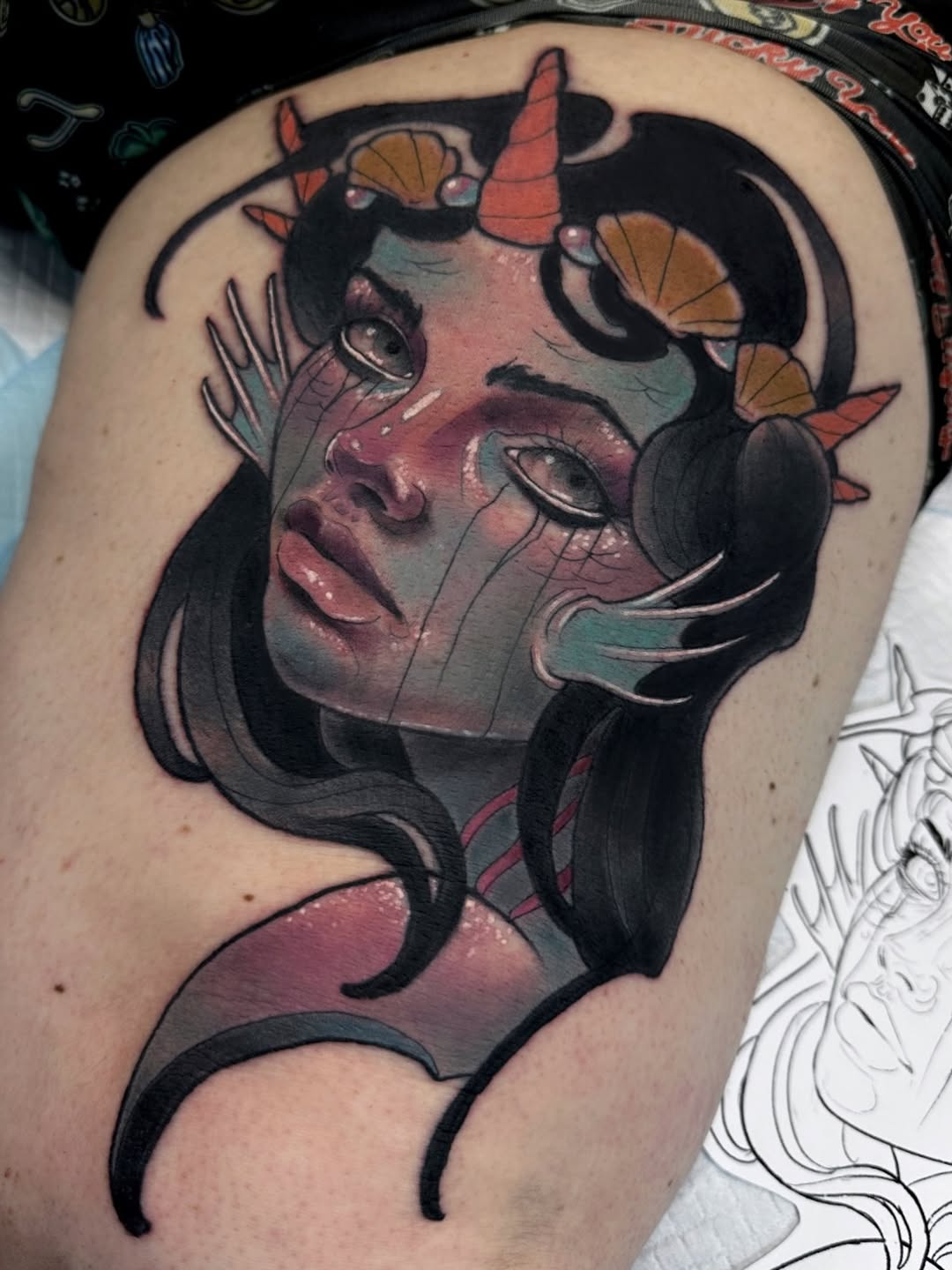 Tattoo by @leefscented — neo_traditional, realism