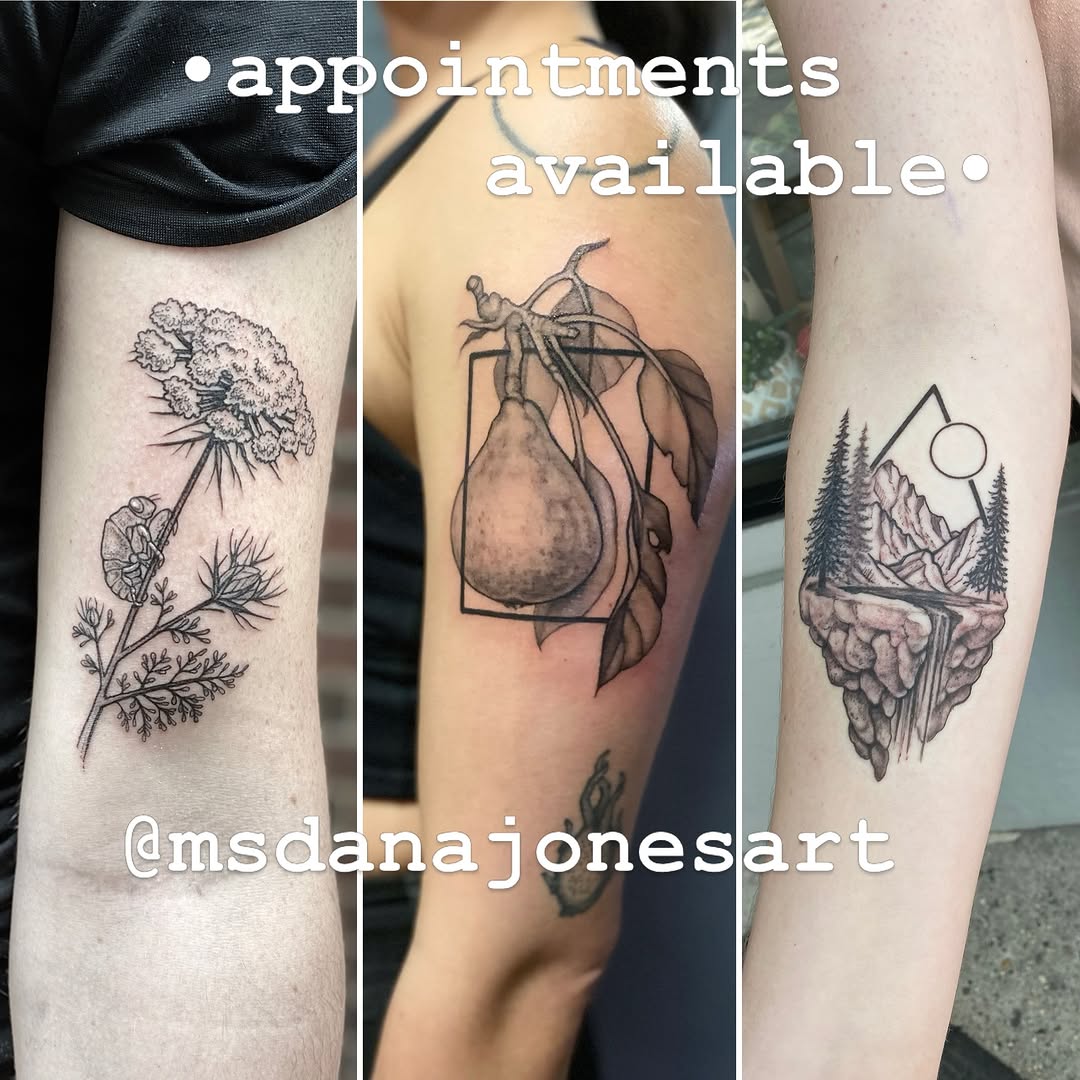 Tattoo by @msdanajonesart — fine_line, realism