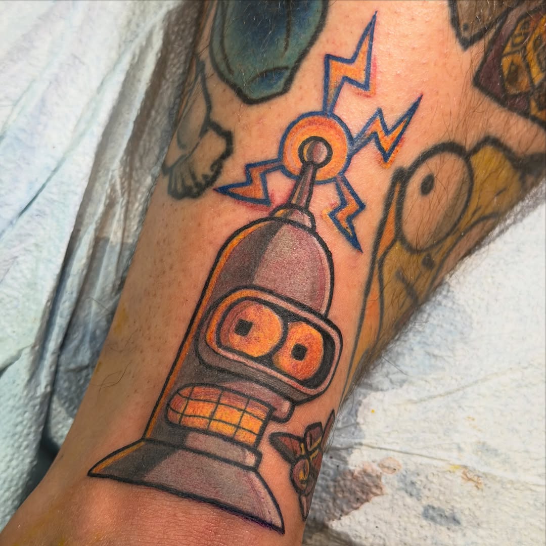 Tattoo by @coryhaberman โ new_school, anime