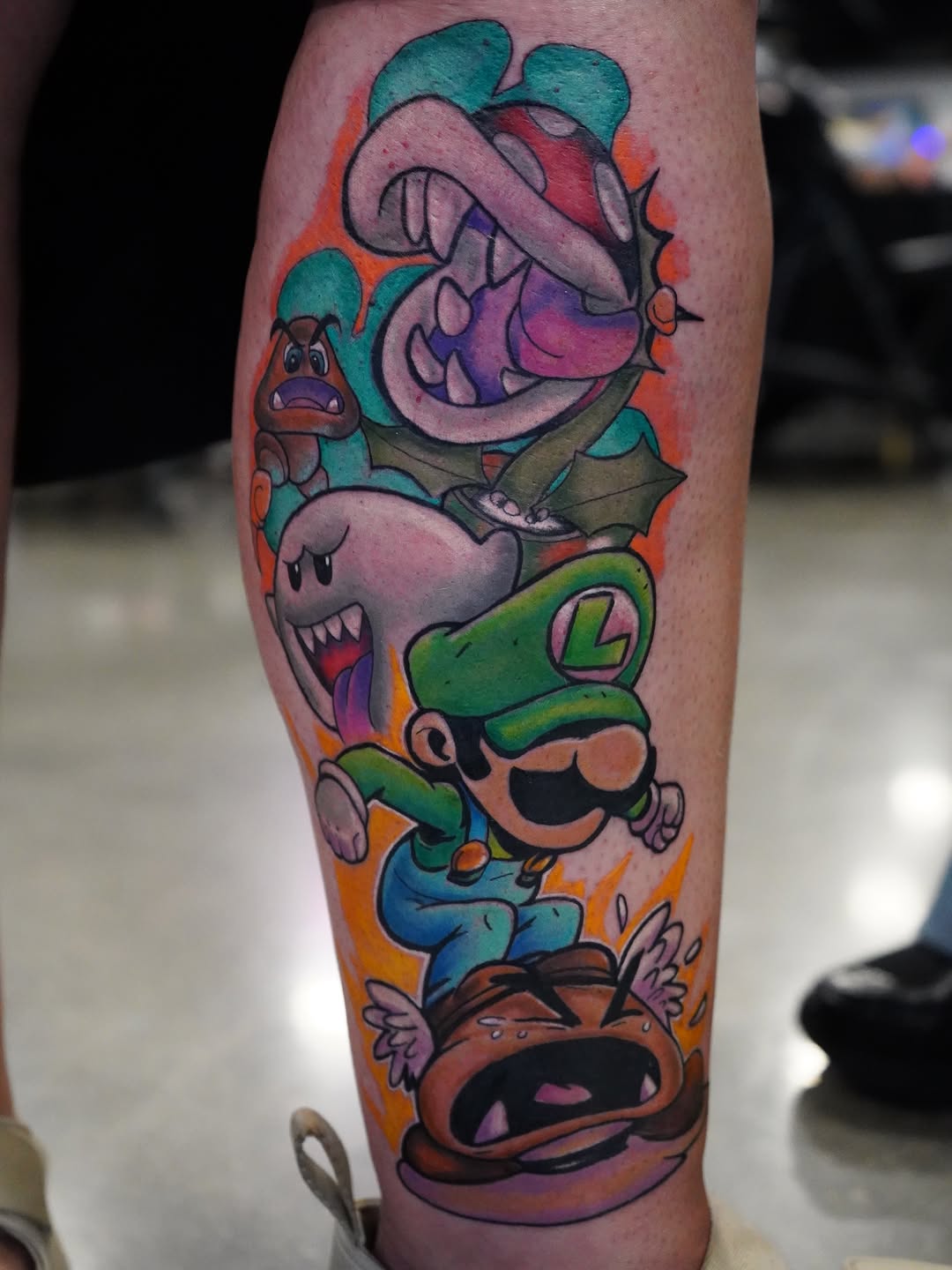 Tattoo by @sincerelyinked — new_school, anime