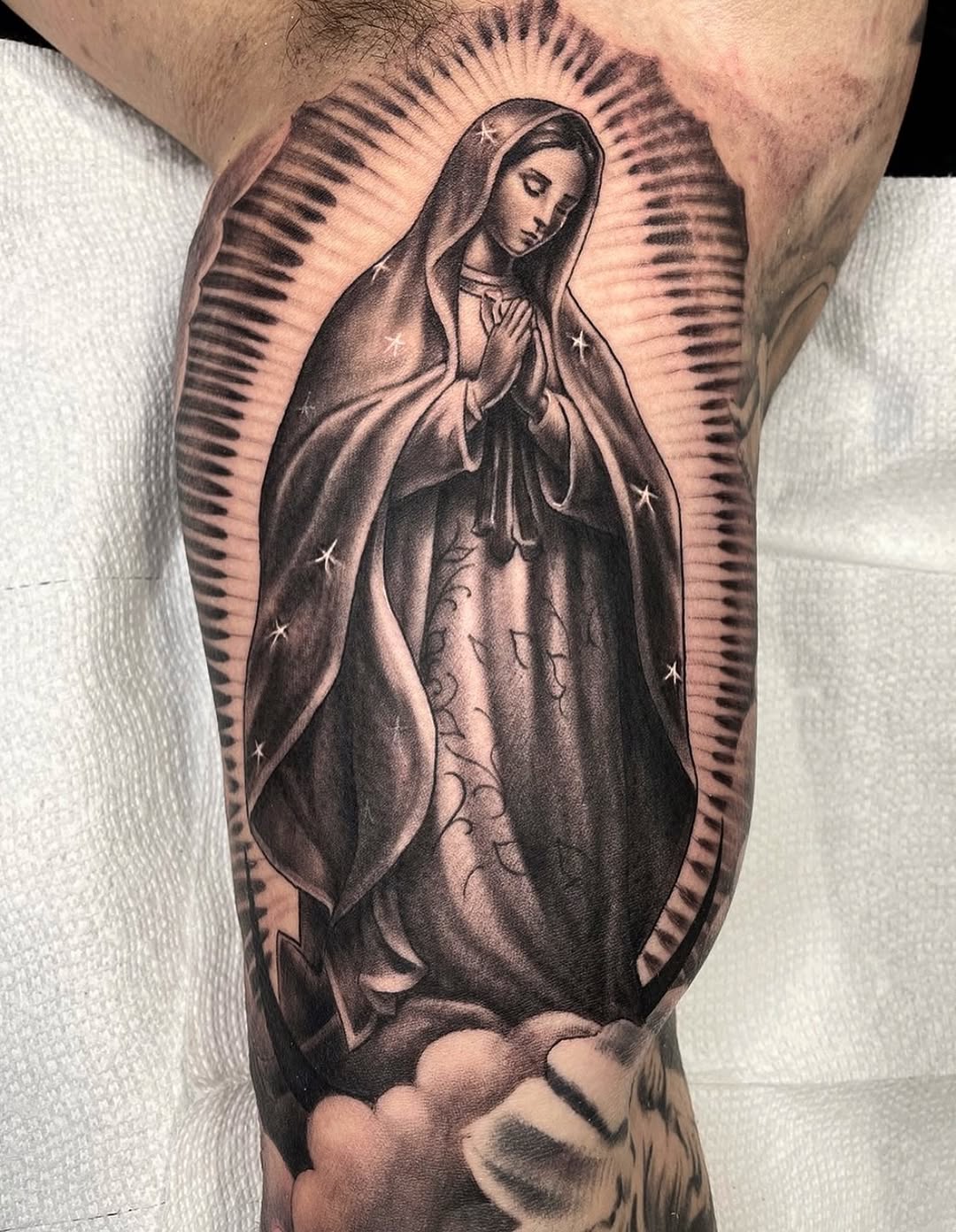 Tattoo by @alexorteez โ black_and_grey, realism