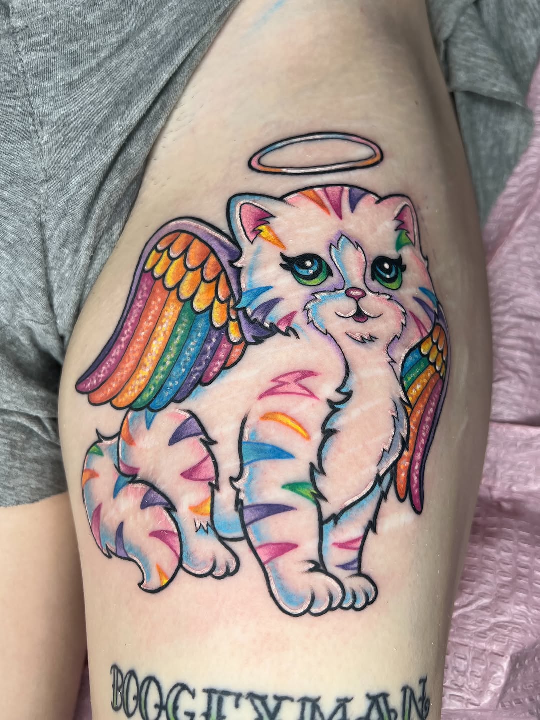 Tattoo by @chrischapmantattoo — new_school, anime
