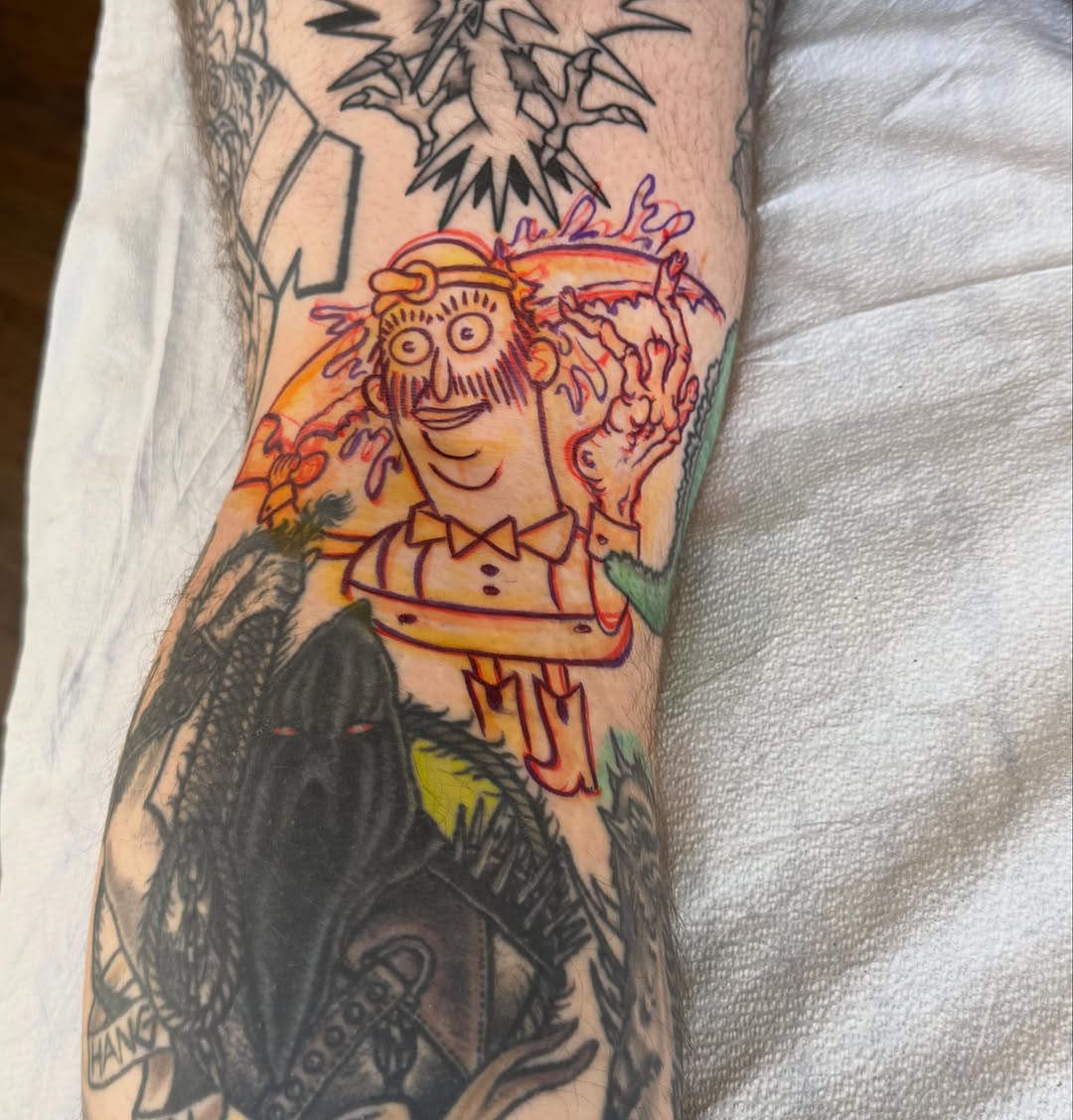 Tattoo by @crookedrain_crookedrain โ new_school