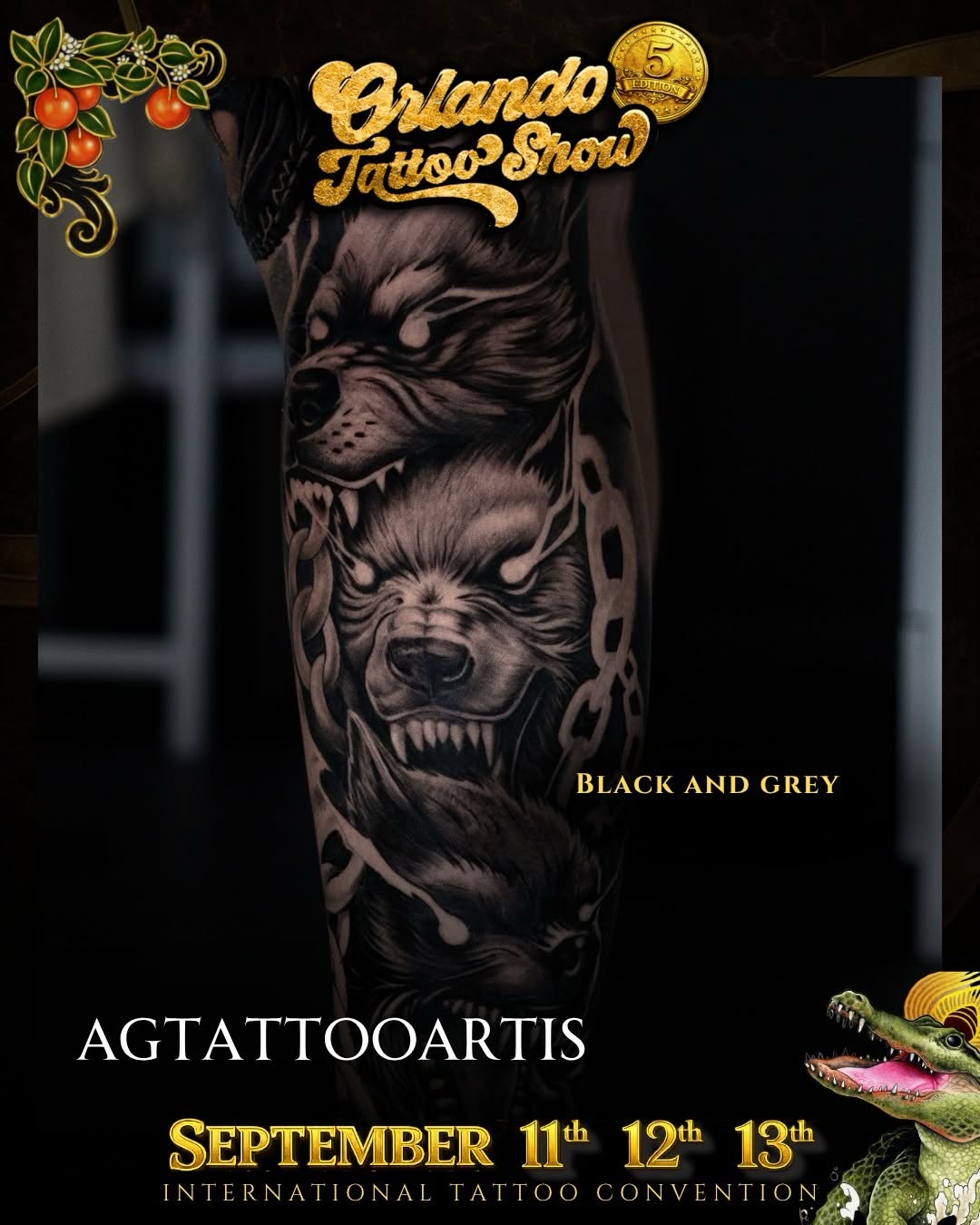Tattoo by @agtattooartis — black_and_grey, realism