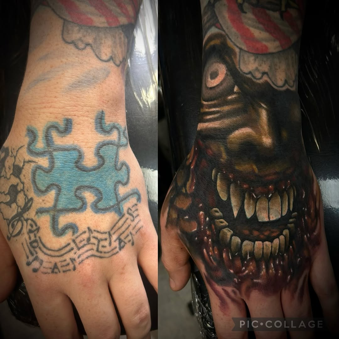 Tattoo by @secret_addiction_tattoos — realism, dark_realism