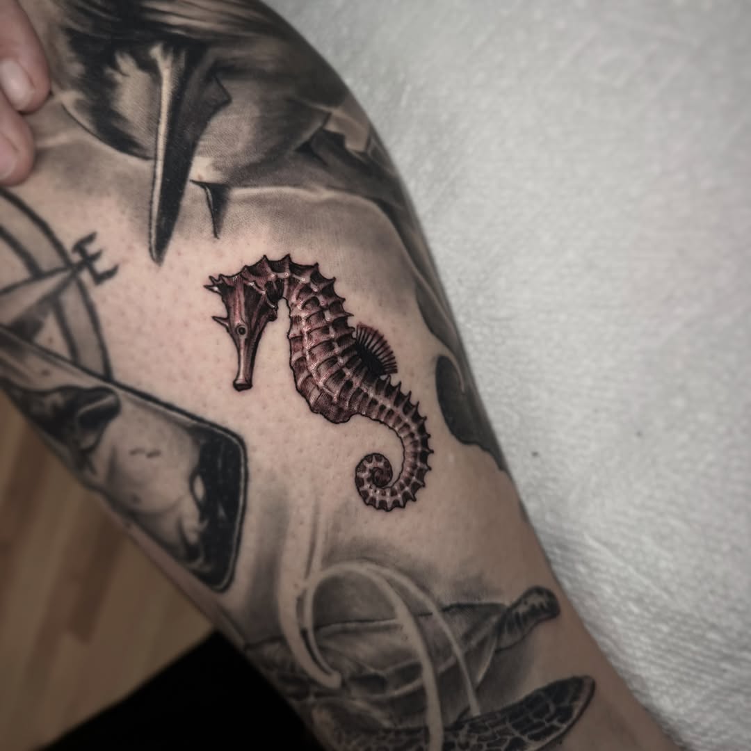 Tattoo by @jakethetattooer — realism, black_and_grey