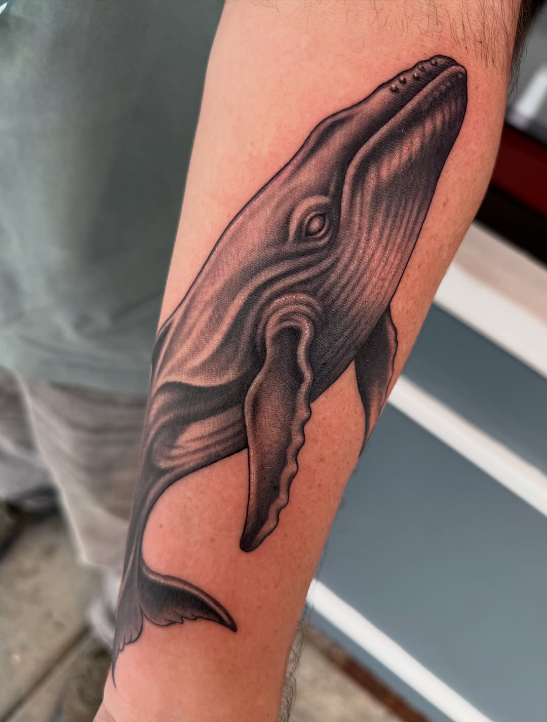 Tattoo by @aintnothinbutagthang817 β black_and_grey, realism