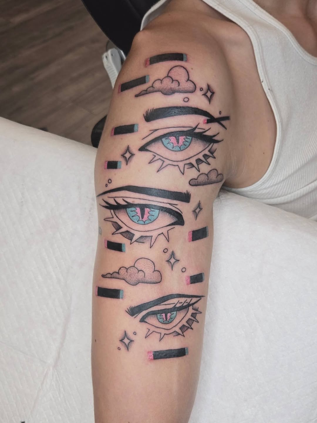 Tattoo by @babybluegotblues — new_school, anime
