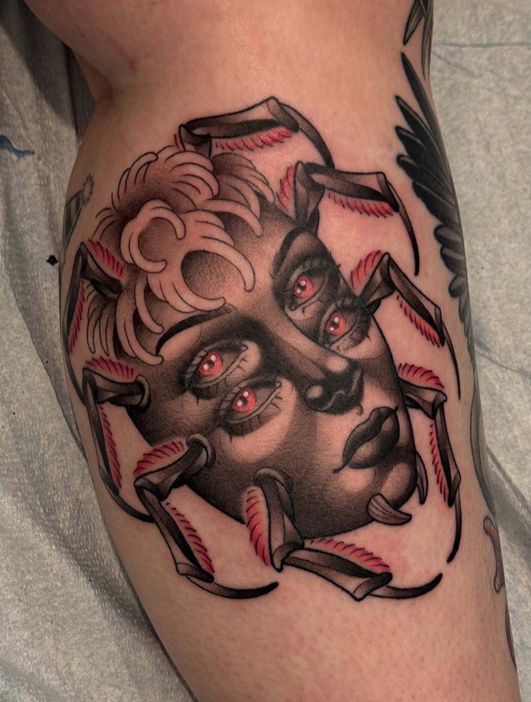 Tattoo by @amyjeantattoos — realism, black_and_grey