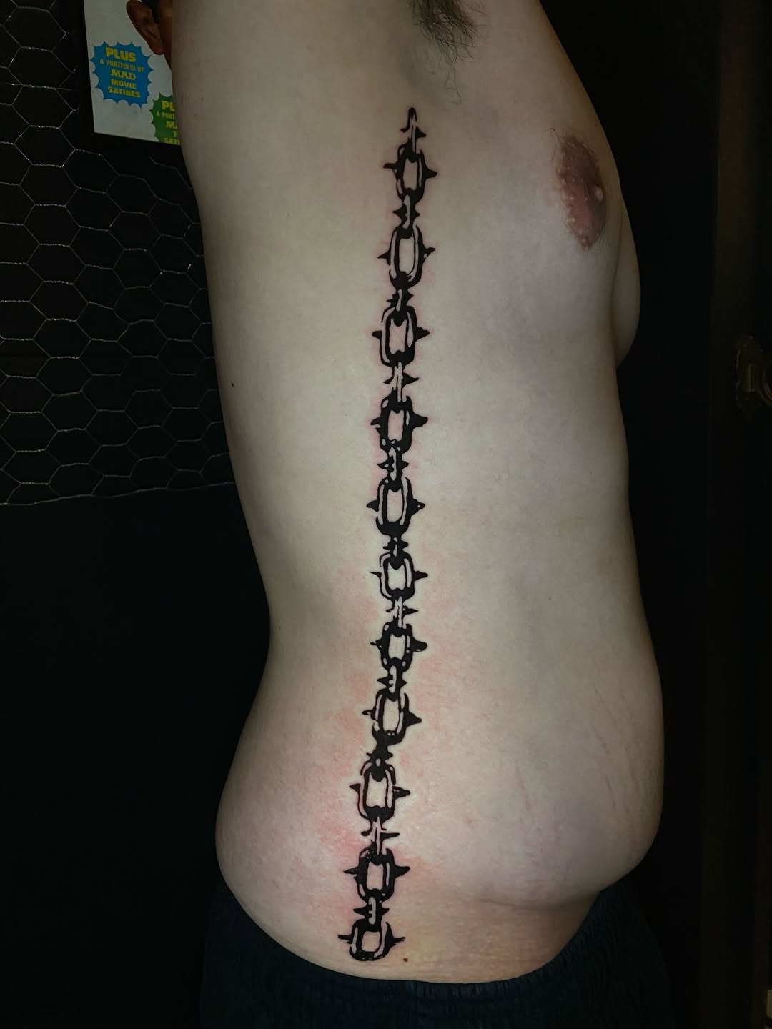 Tattoo by @cherryjaneink — blackwork