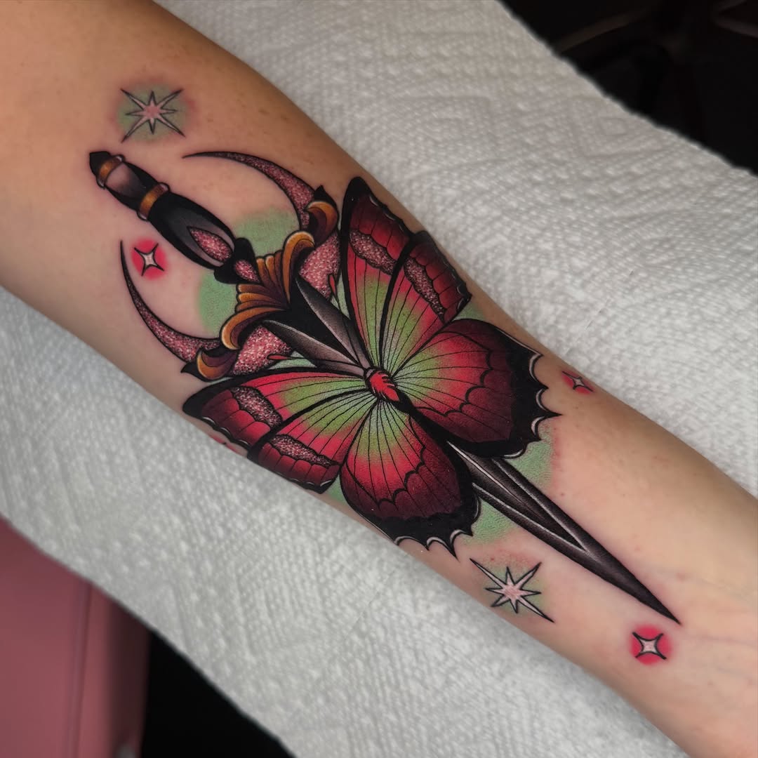 Tattoo by @micmactats — american_traditional, neo_traditional