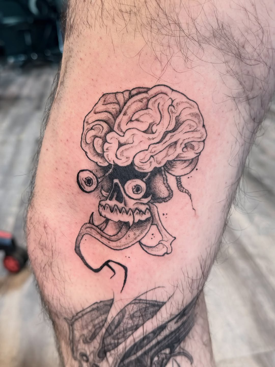 Tattoo by @elijahtatttoo — new_school, illustrative