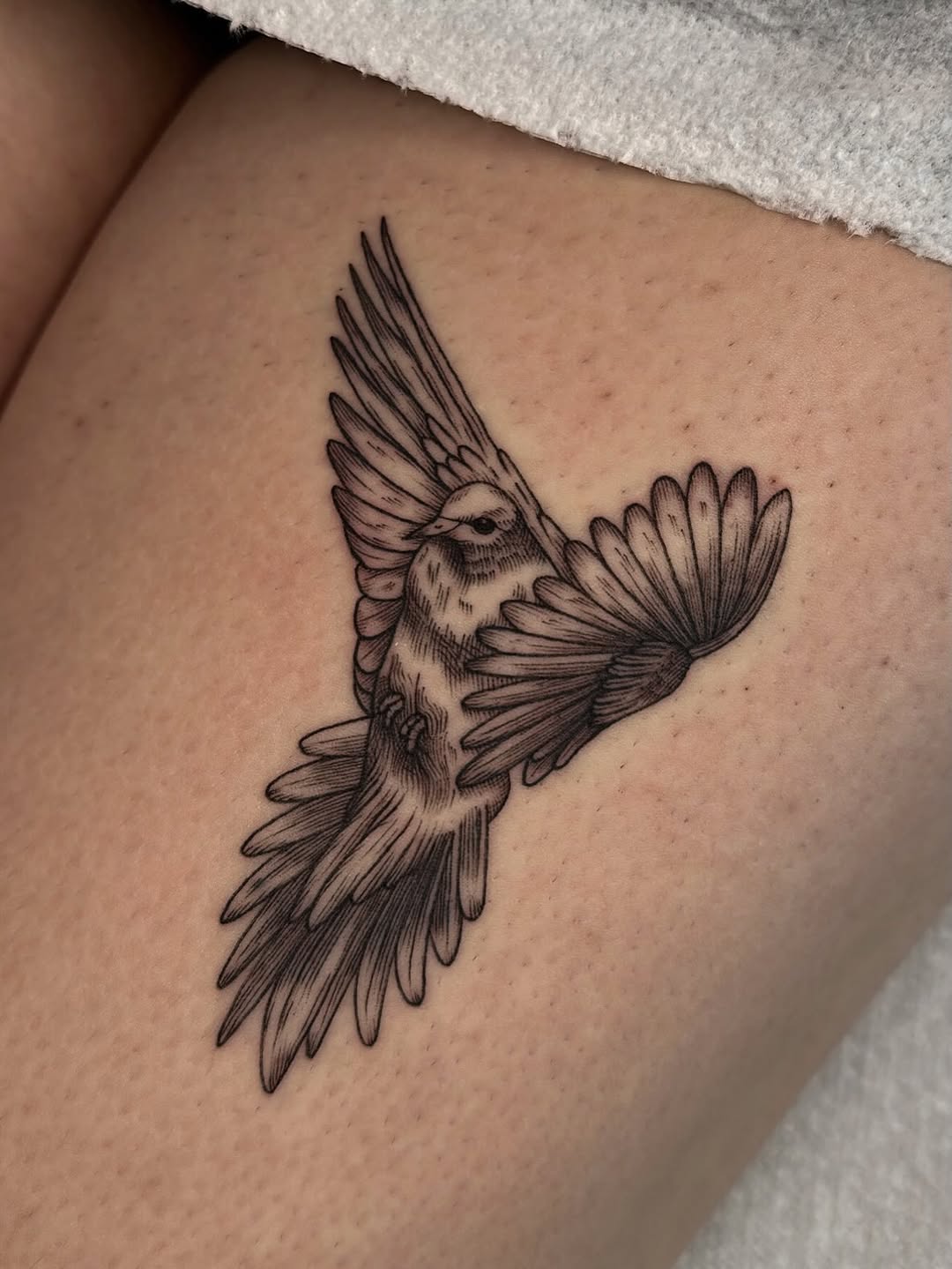 Tattoo by @ash.elrey — fine_line, black_and_grey