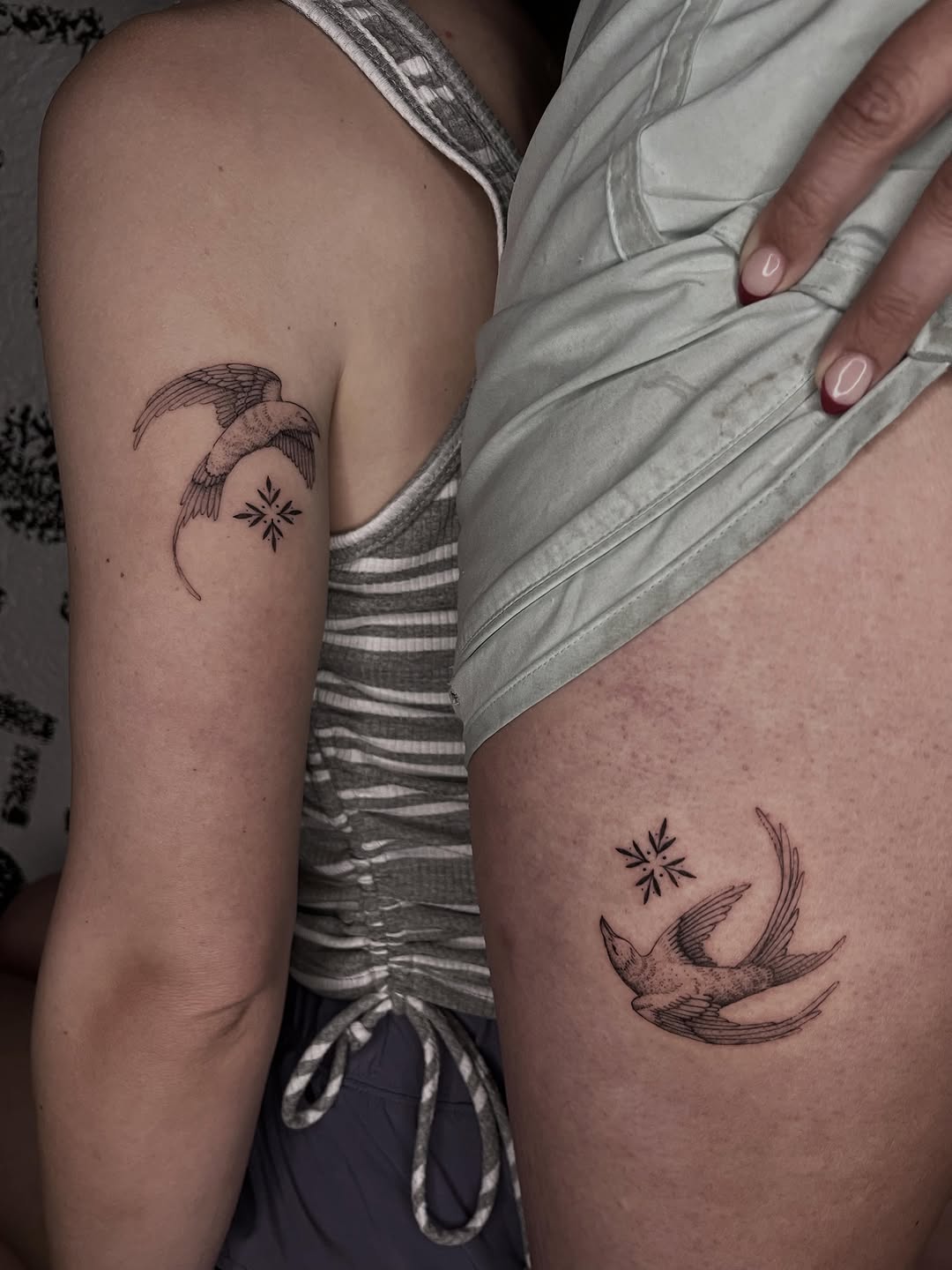 Tattoo by @ovarydose — fine_line, black_and_grey