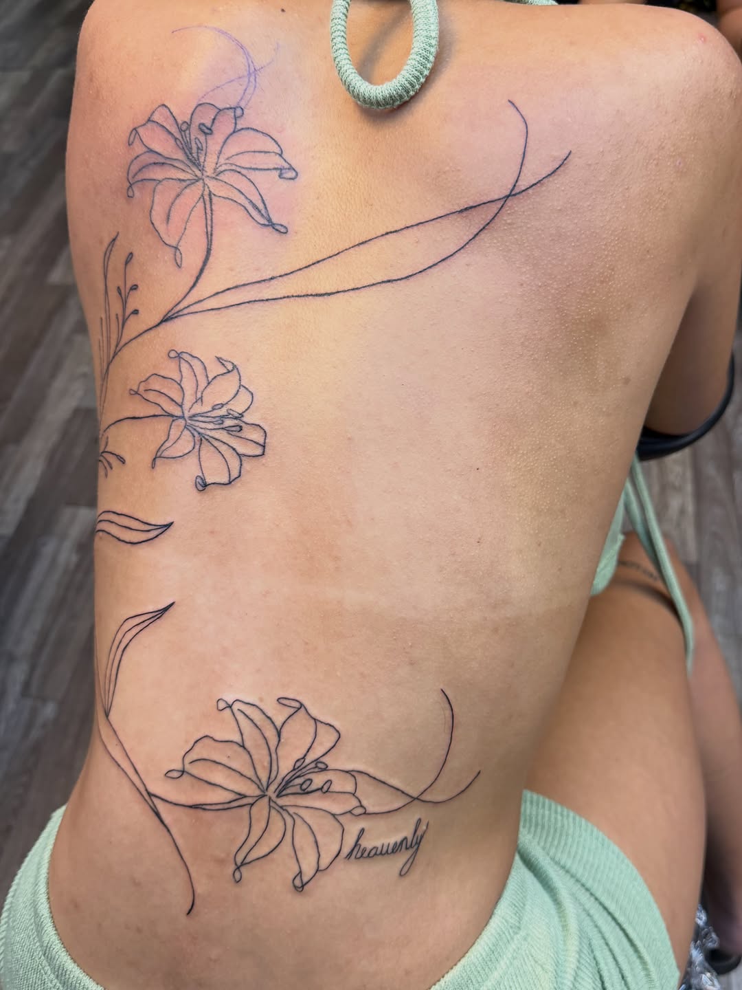 Tattoo by @xandreadavis — fine_line, lettering_script