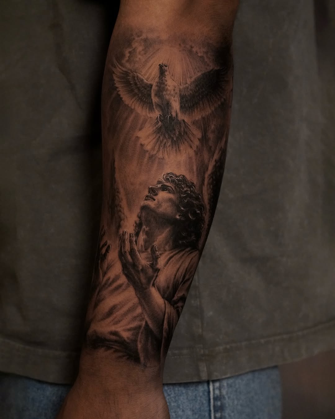 Tattoo by @sean_tattoos β realism, black_and_grey