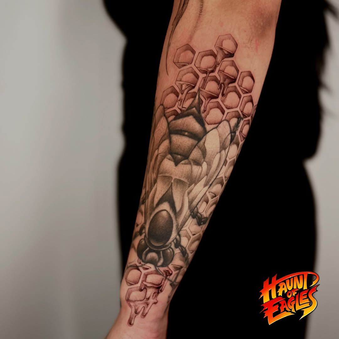 Tattoo by @haunt.of.eagles — realism, black_and_grey