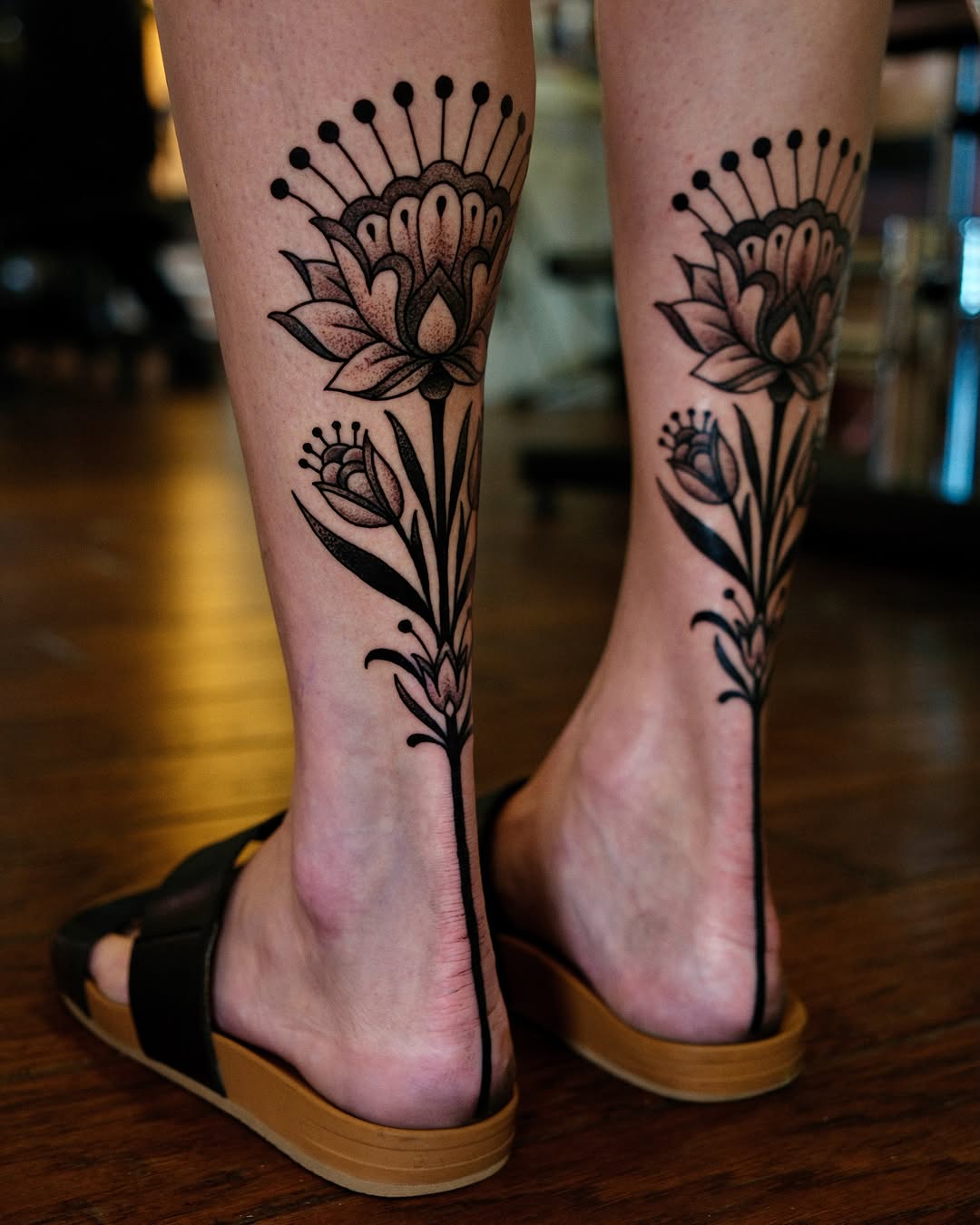 Tattoo by @davidbruehl — black_and_grey, ornamental