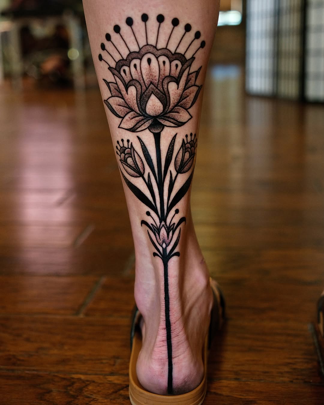 Tattoo by @davidbruehl — dotwork, black_and_grey