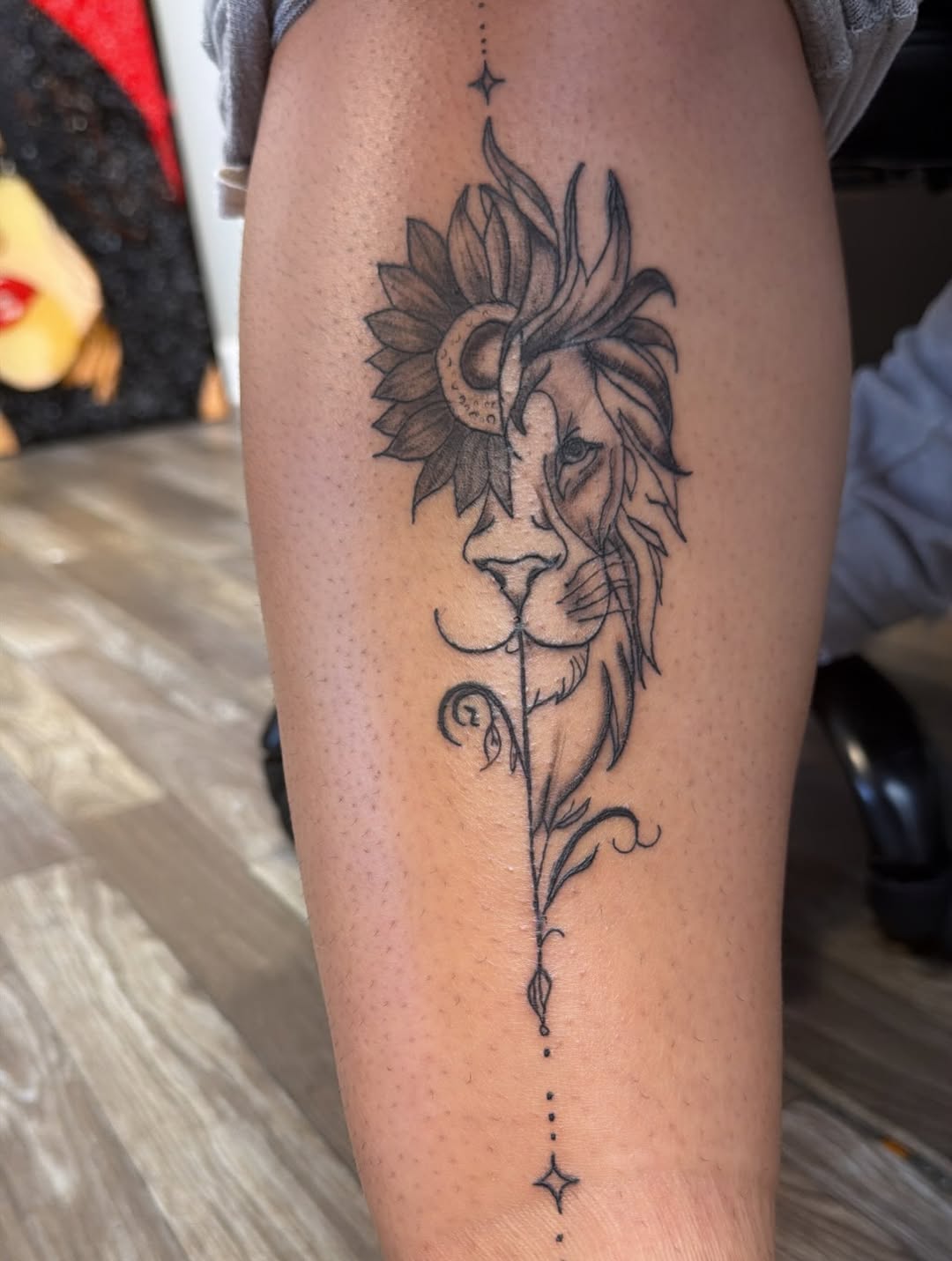 Tattoo by @xandreadavis — fine_line, black_and_grey