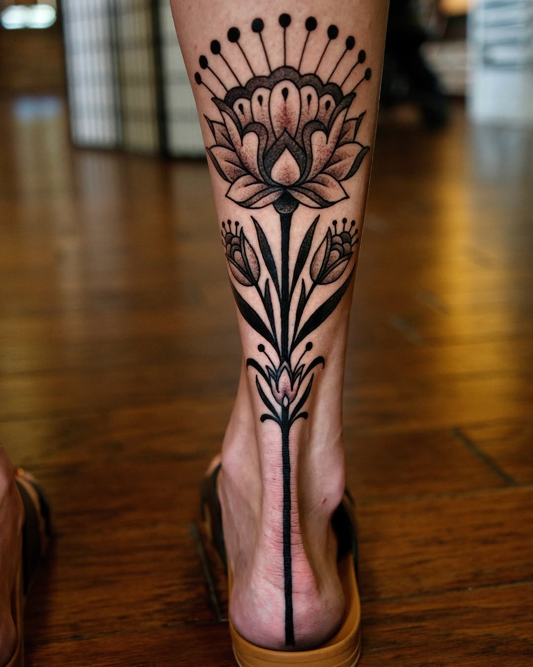 Tattoo by @davidbruehl — black_and_grey, ornamental
