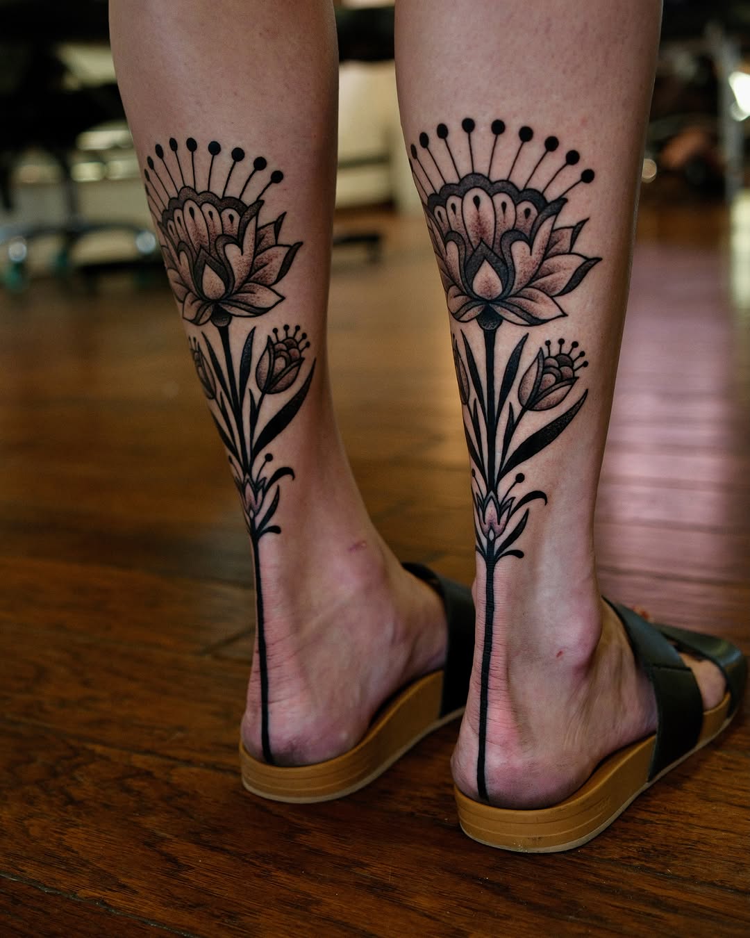 Tattoo by @davidbruehl — black_and_grey, ornamental