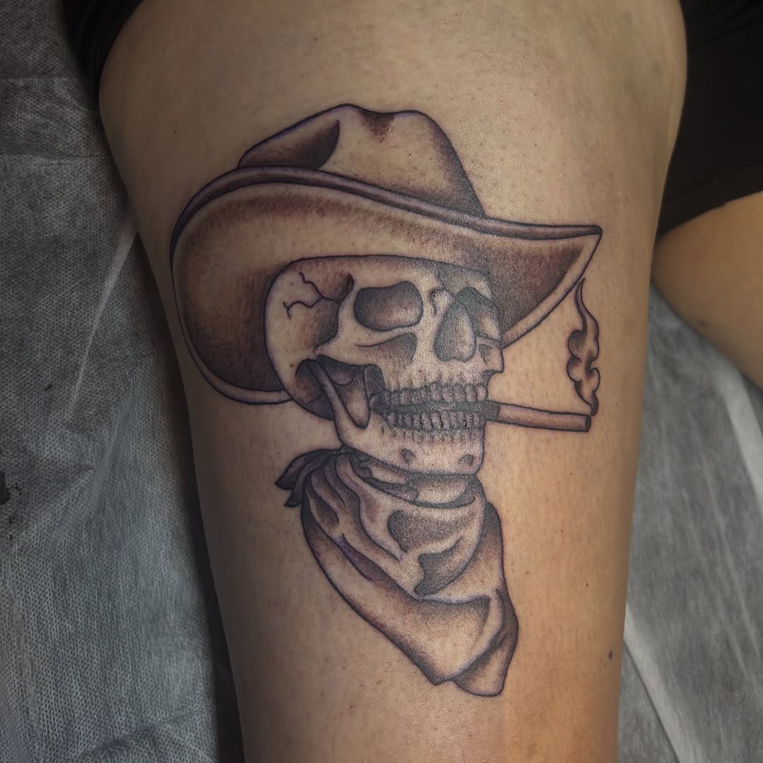 Tattoo by @tattoosbysamira — black_and_grey, realism