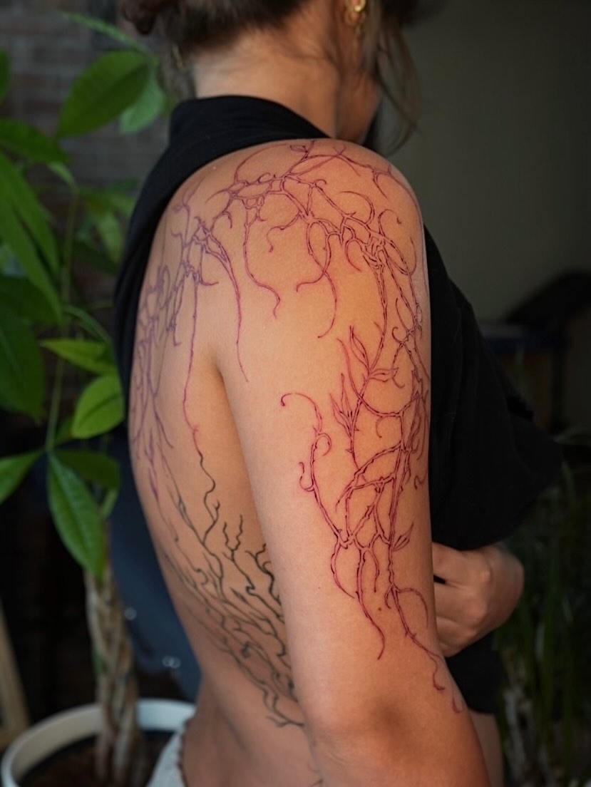 Tattoo by @tattooist_veni — fine_line, illustrative