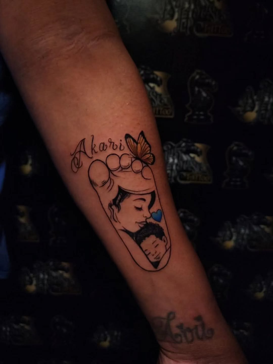 Tattoo by @antmantattoos — lettering_script, fine_line