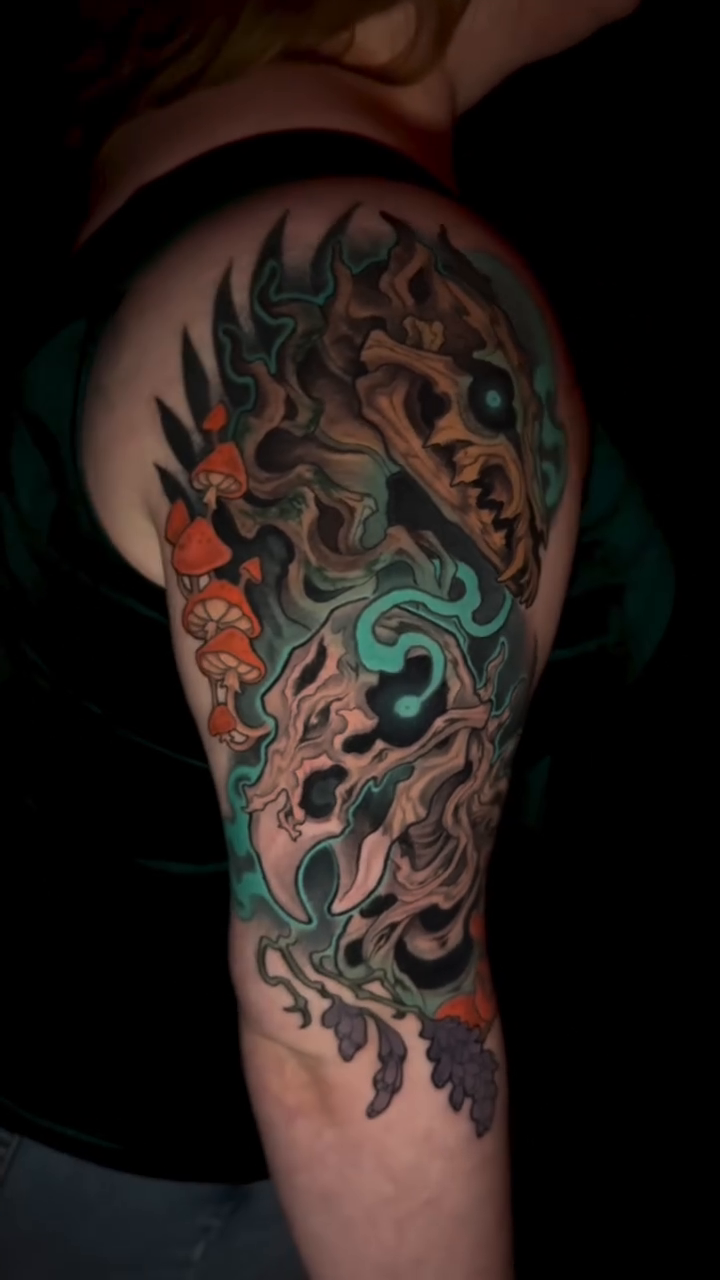 Tattoo by @krissy.carnage — japanese_irezumi, dark_realism