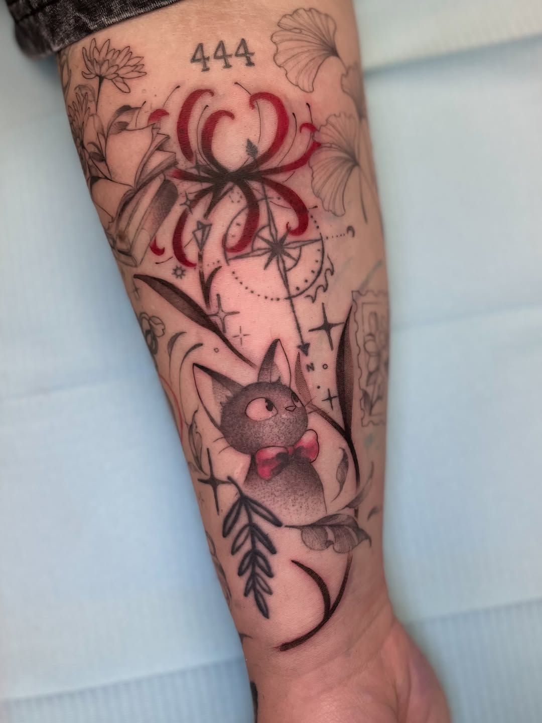 Tattoo by @celynity — illustrative, black_and_grey