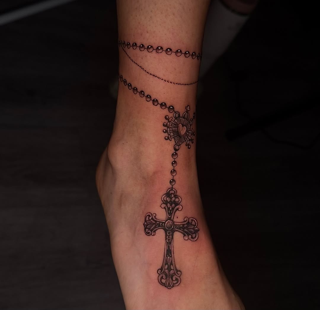 Tattoo by @noble.tattoos — black_and_grey, ornamental