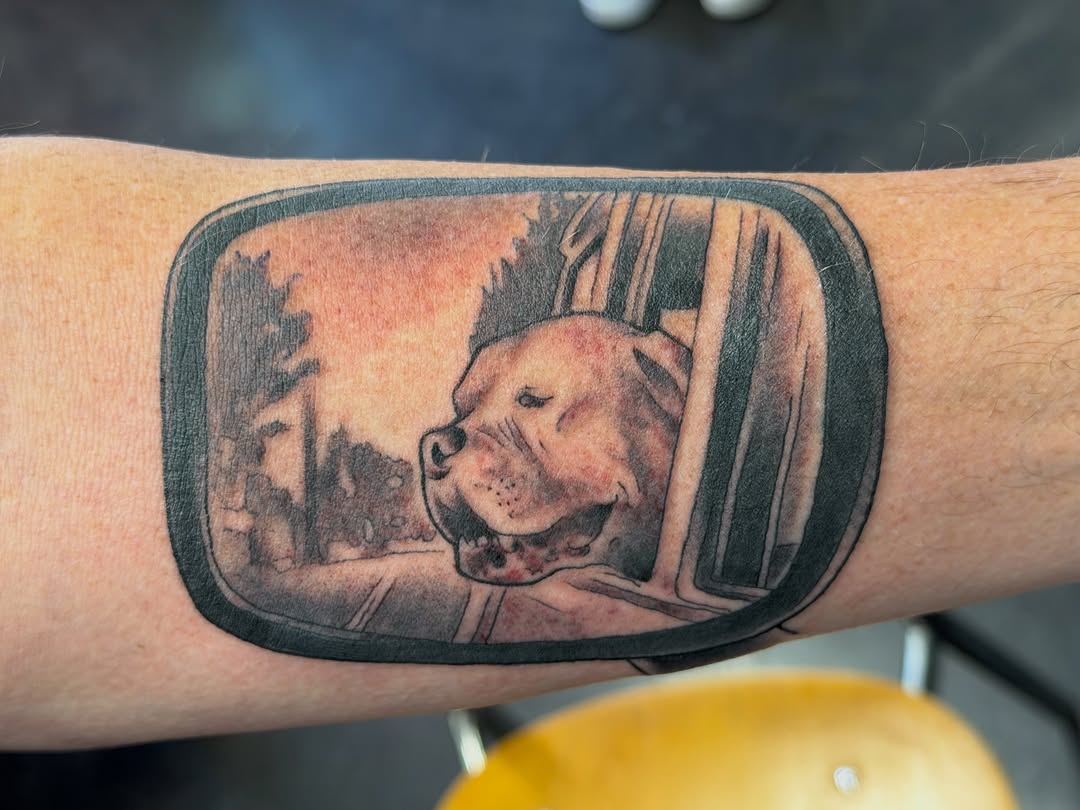 Tattoo by @christopher_vaughn_gay — realism, black_and_grey