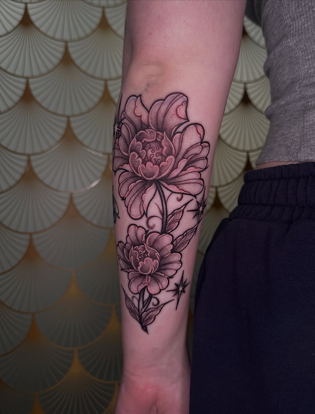 Tattoo by @inkedbyjoie — black_and_grey, ornamental