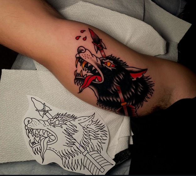 Tattoo by @gunnar_tatts โ american_traditional