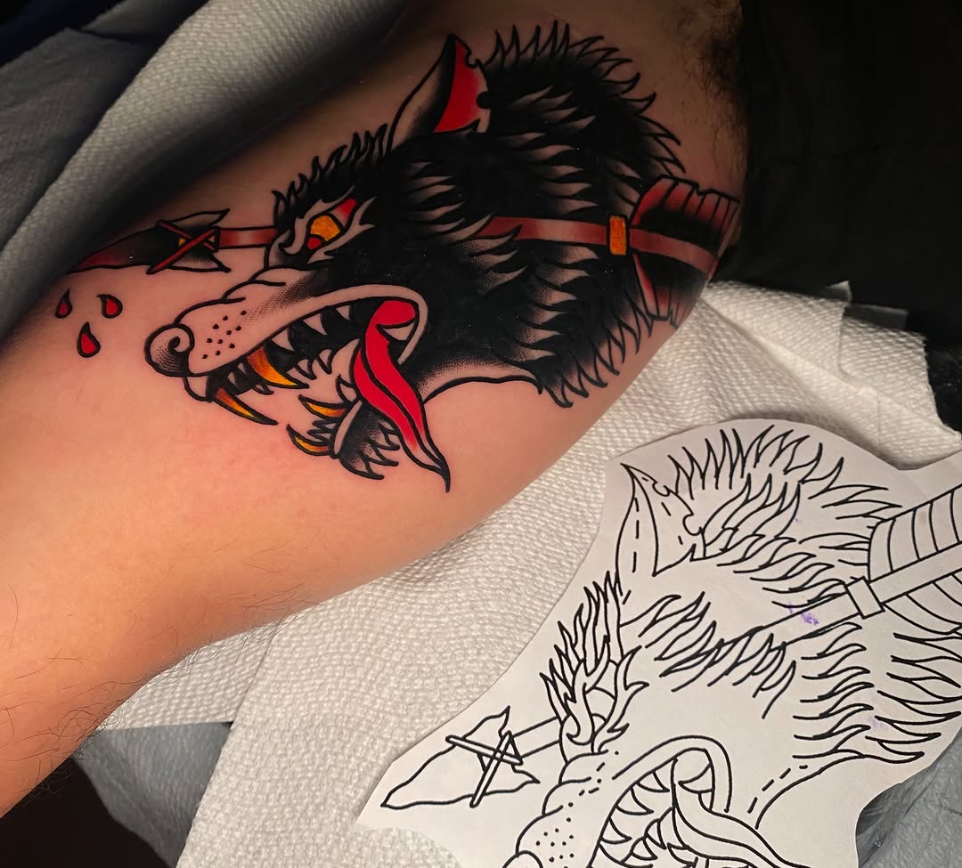Tattoo by @gunnar_tatts โ american_traditional