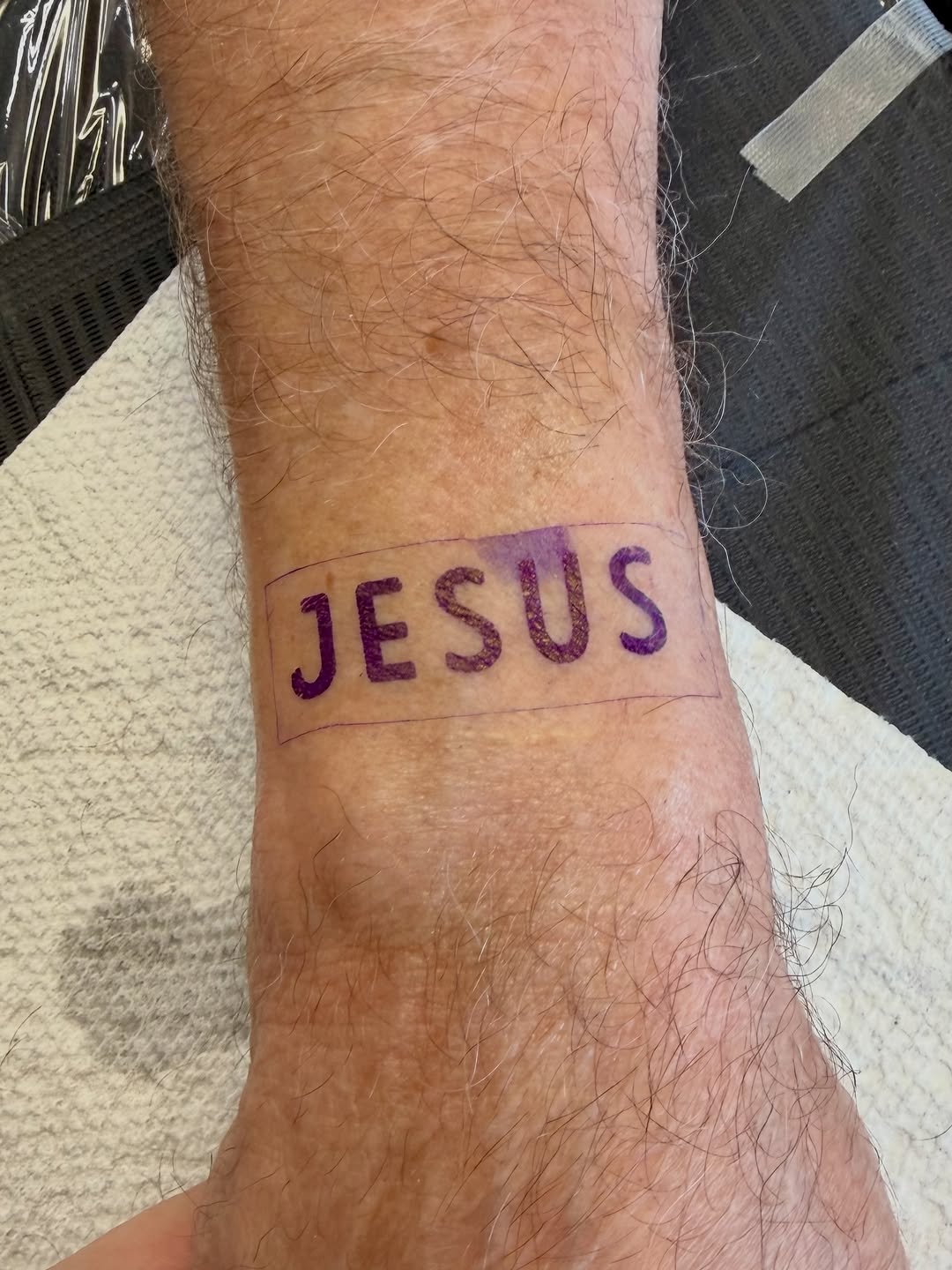 Tattoo by @adriennesmith.ink — lettering_script