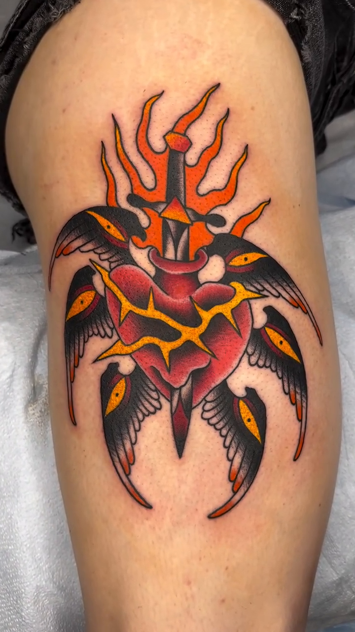 Tattoo by @gnome_an — american_traditional