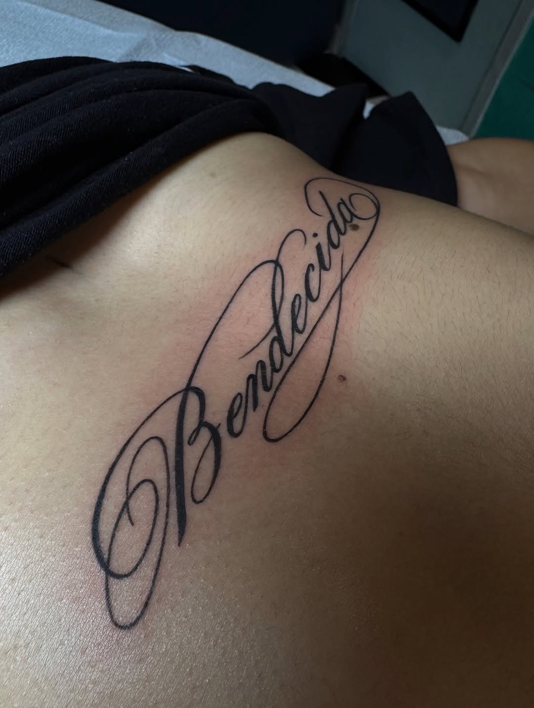 Tattoo by @cv__tattoo โ lettering_script, fine_line